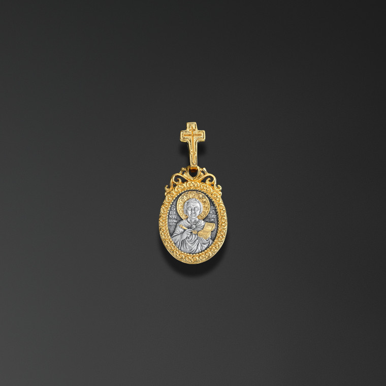 Il Grande Martire guaritore Panteleimon e l'immagine della Madonna 
