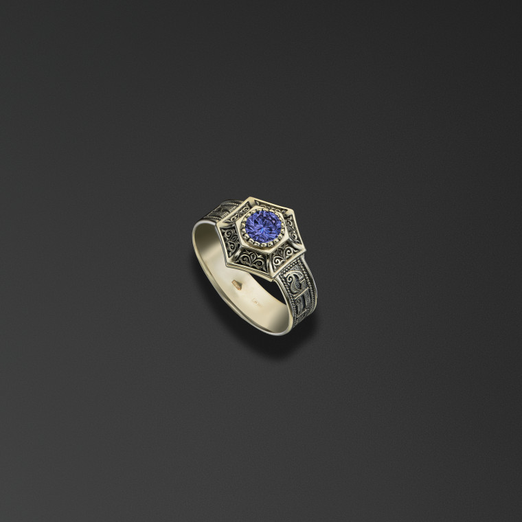 Protective signet ring bearing the words of the ‘Save and Protect’ prayer