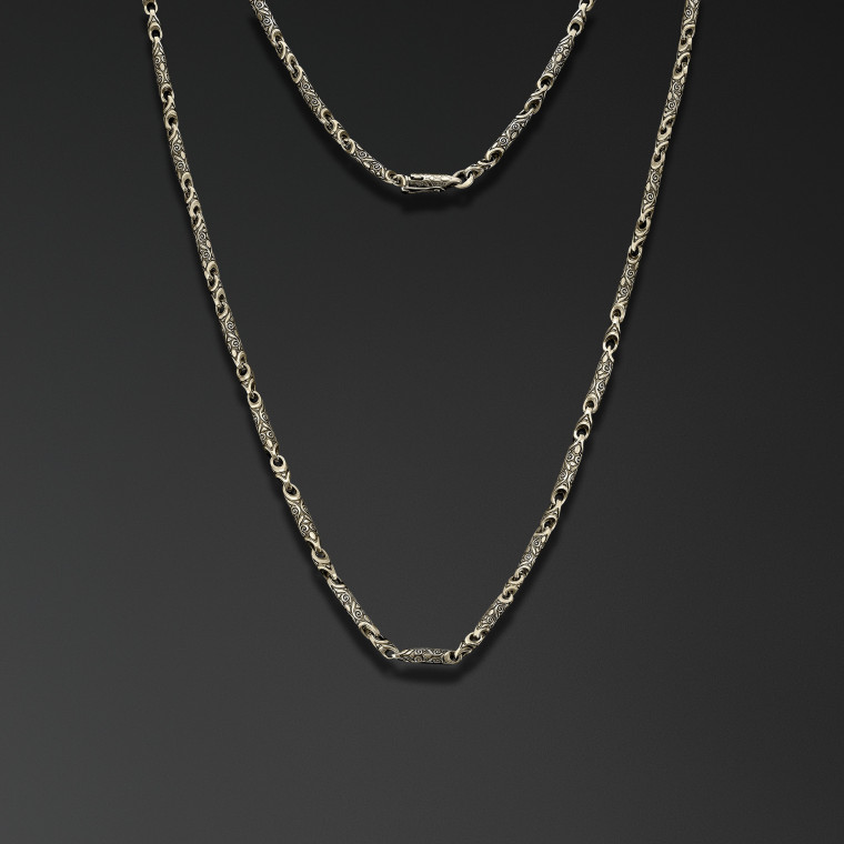 “Engraved designs” (thin)  Chain