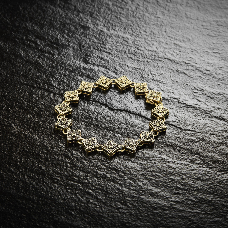 “Floral” chain bracelet