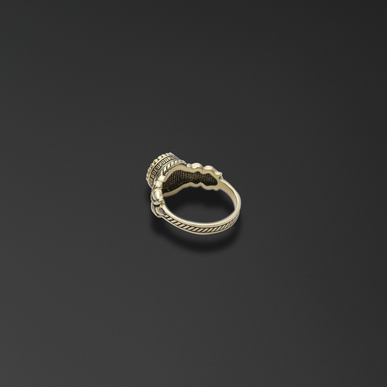 Bogorodichnoe gemstone ring