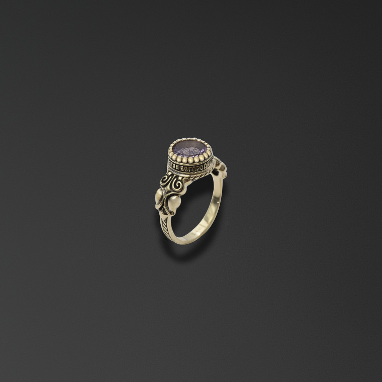 Bogorodichnoe gemstone ring