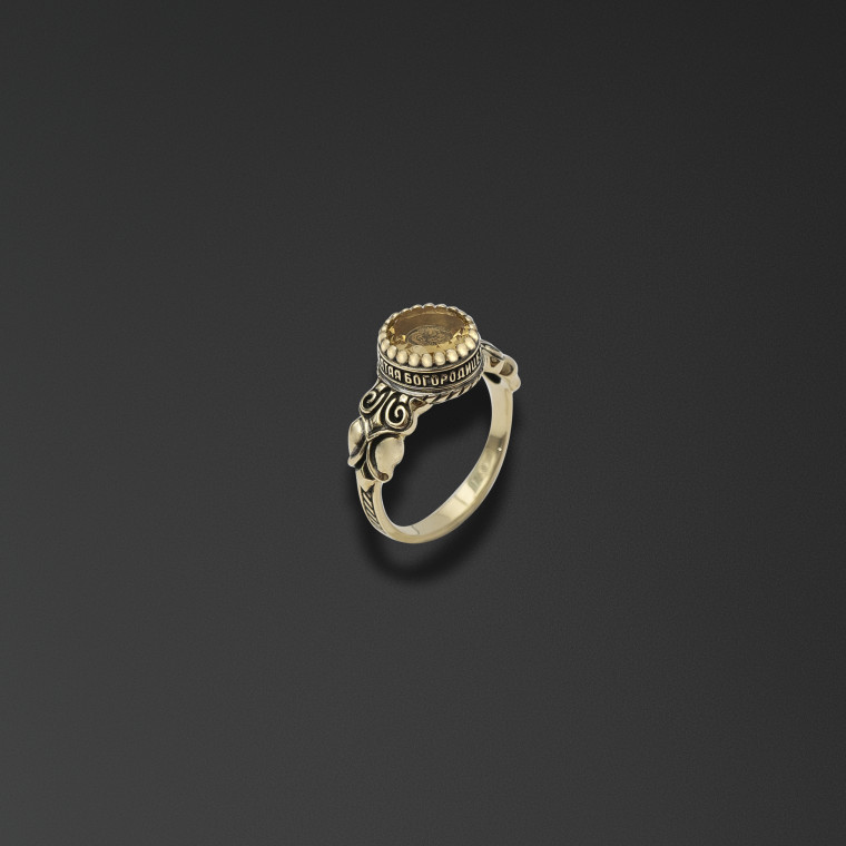 Bogorodichnoe gemstone ring