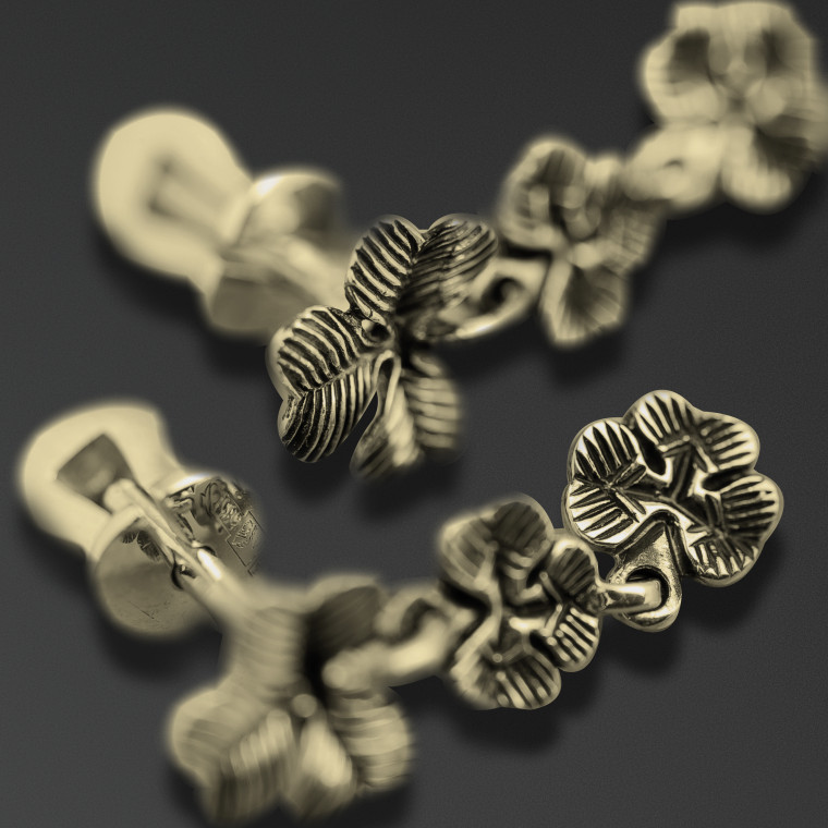 The “Meadow Shamrock” Earrings