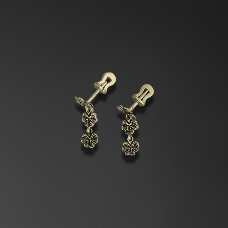 The “Meadow Shamrock” Earrings
