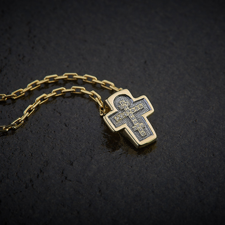 Cross with the Words ‘Save and Protect’
