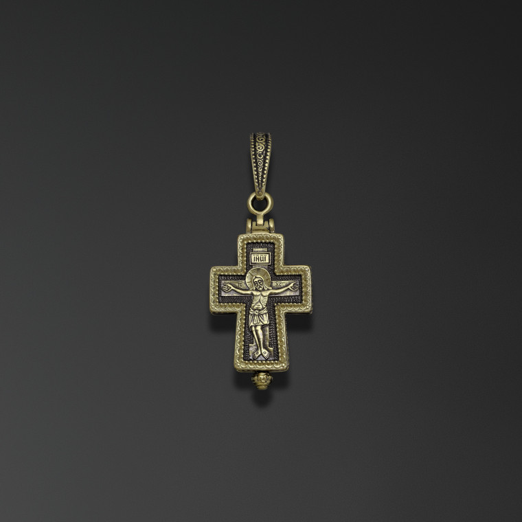 Our Lady of the Sign reliquary cross