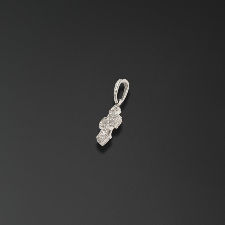 Intercession cross with lily-petal arms