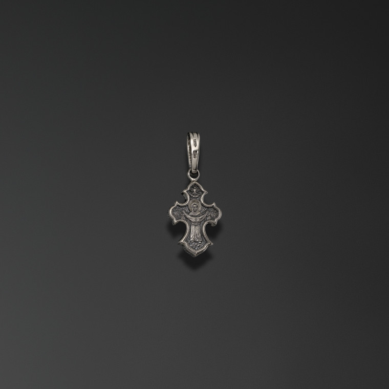Intercession cross with lily-petal arms