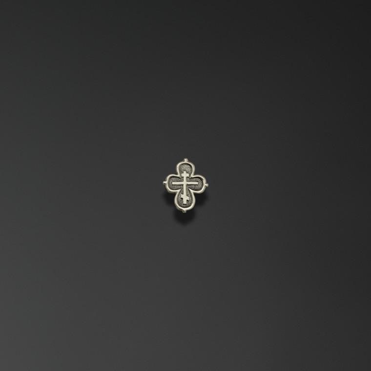 Quatrefoil Cross with the Words ‘Save and Protect’