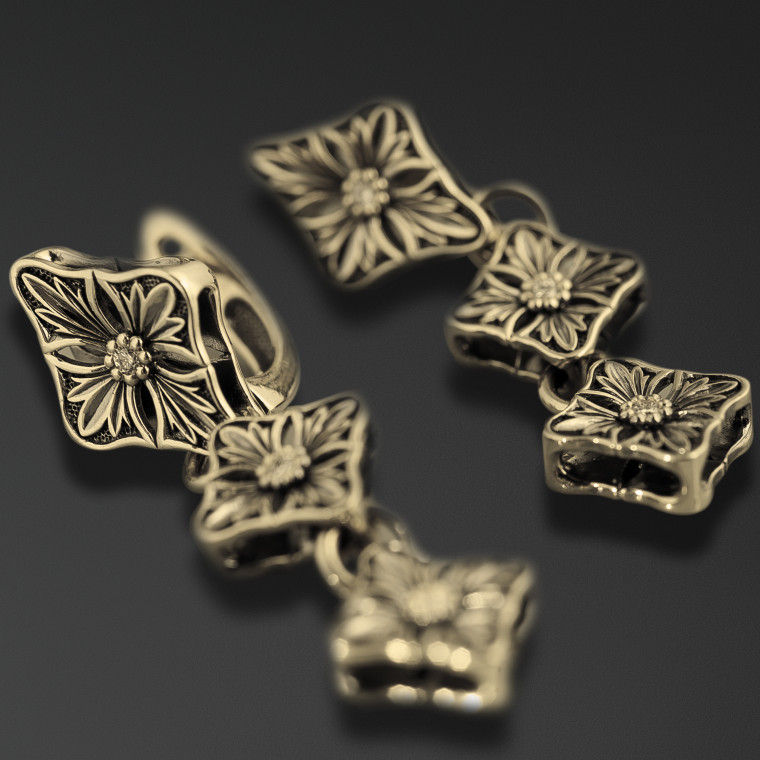 The “Floral” Earrings